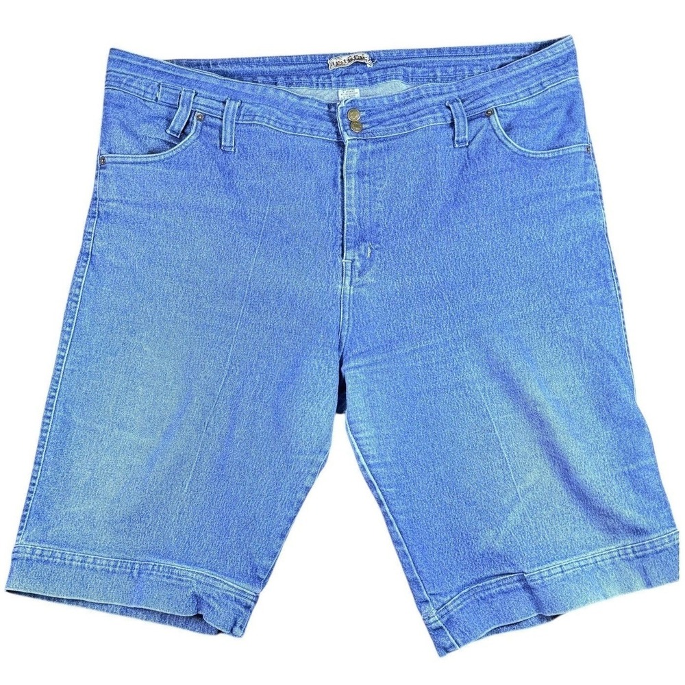 Artifact Denim‎ Shorts Mens 42 Blue Baggy Jorts Stretch Cotton Summer Casual